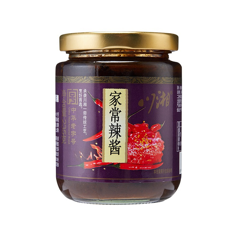 上海口味 川湘家常辣酱 调味佳品 辣酱拌饭酱1瓶