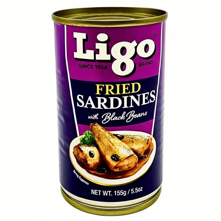 Ligo Fried Sardines with Black Beans 155g 1 each