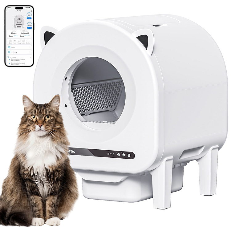 Pawstastic automatic litter box, 68 L 1 each