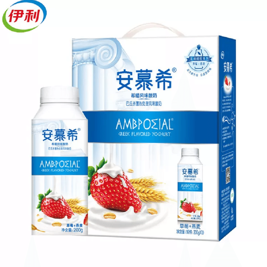 Yogurt with Strawberry Oat Flavor 200g*10 1 case
