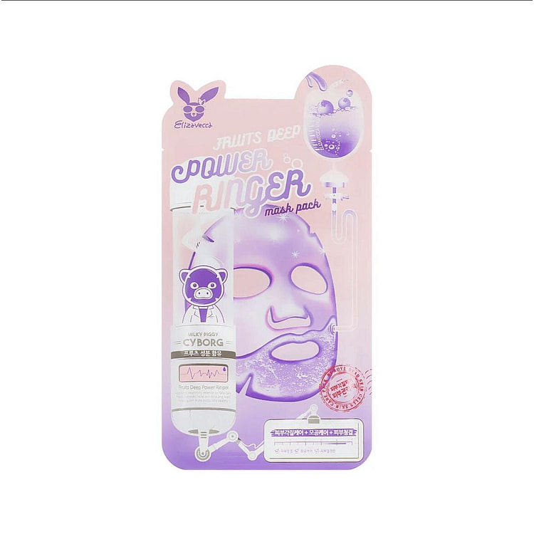 Elizavecca Fruits Deep Power Ringer Mask 1pc 1 each