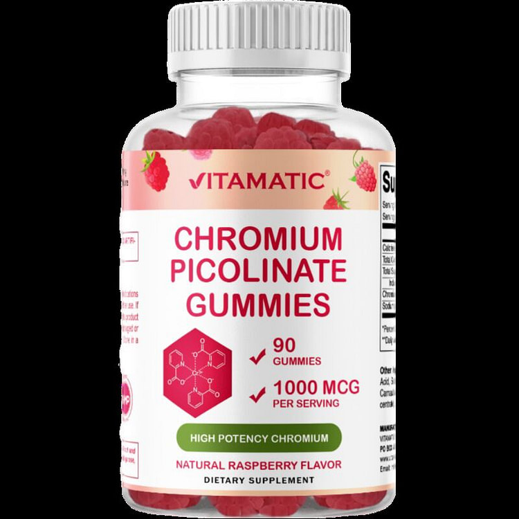 Vitamatic Chromium Picolinate 1000 mcg-90 Gummie