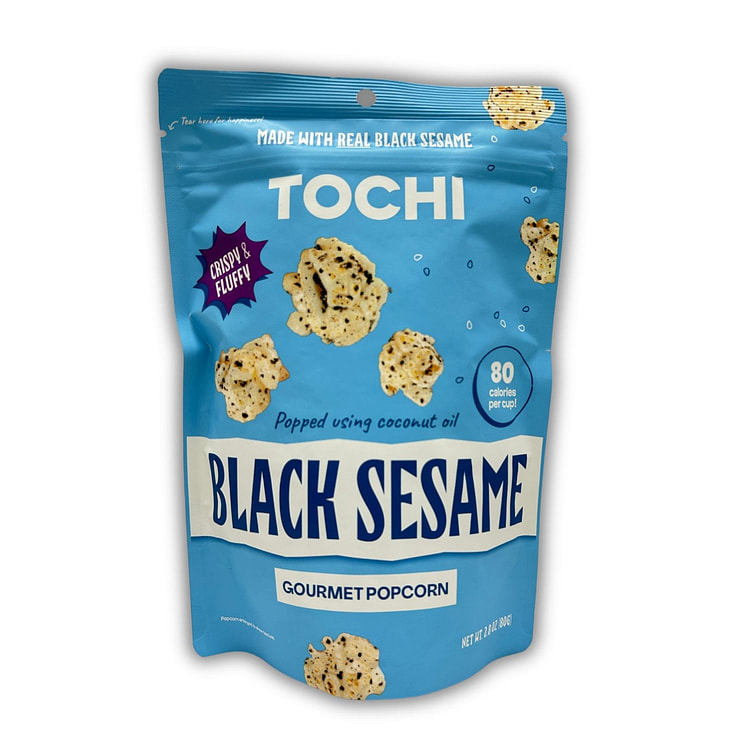 Tochi Black Sesame Gourmet Popcorn (2.8 oz / 80g) 2.8 oz