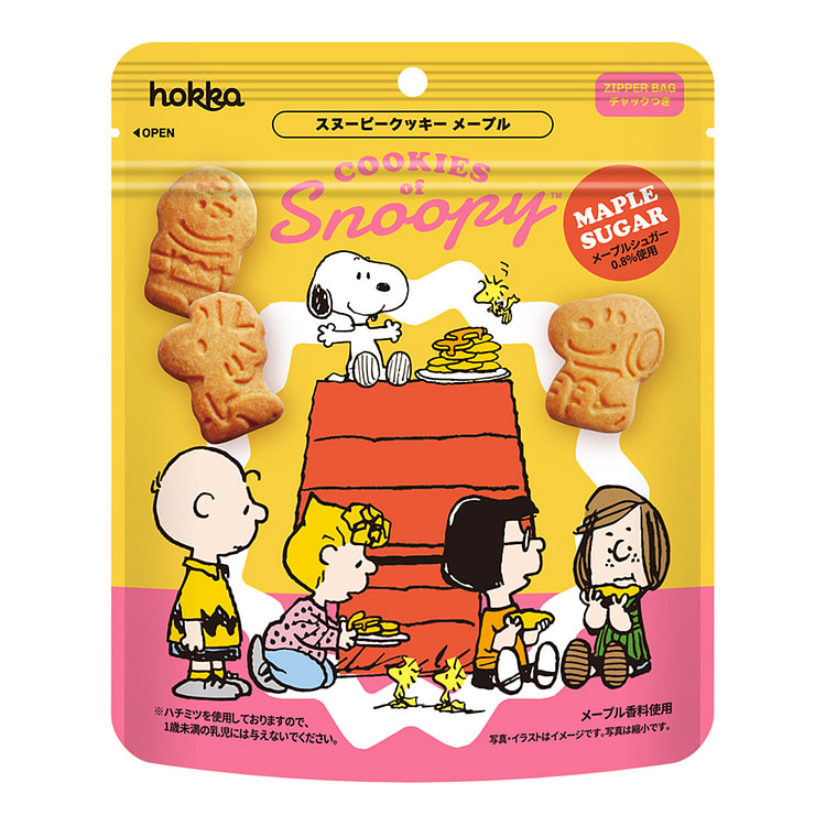 Hokka 史努比 卡通人物造型枫糖味曲奇饼干