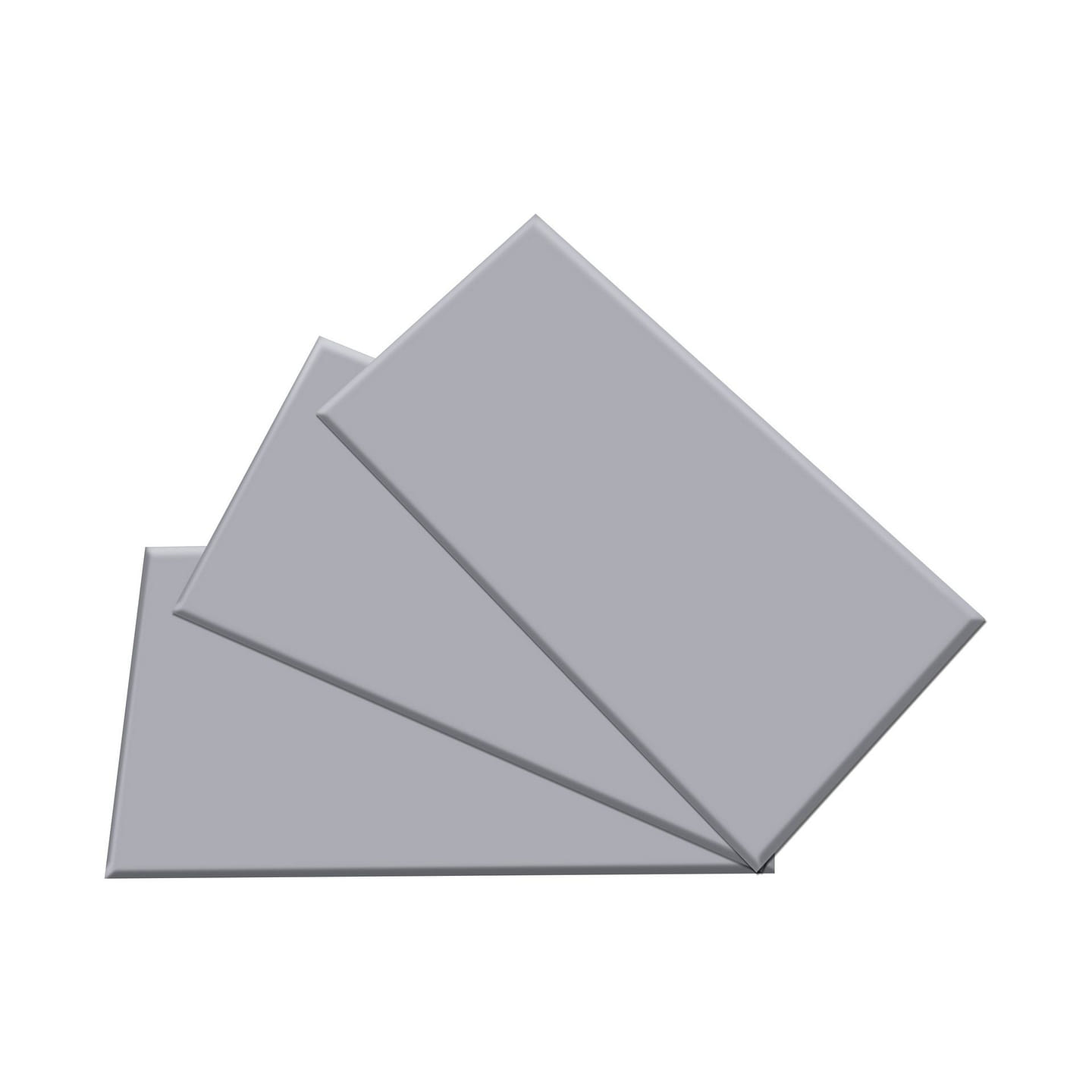 VER-Q Metal Tile Light Gray (50 sheets) 50 count