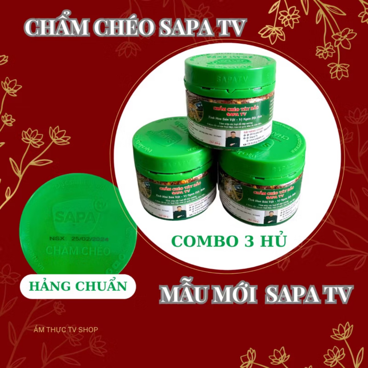 COMBO 3 Cham Cheo Tay Bac 350 克