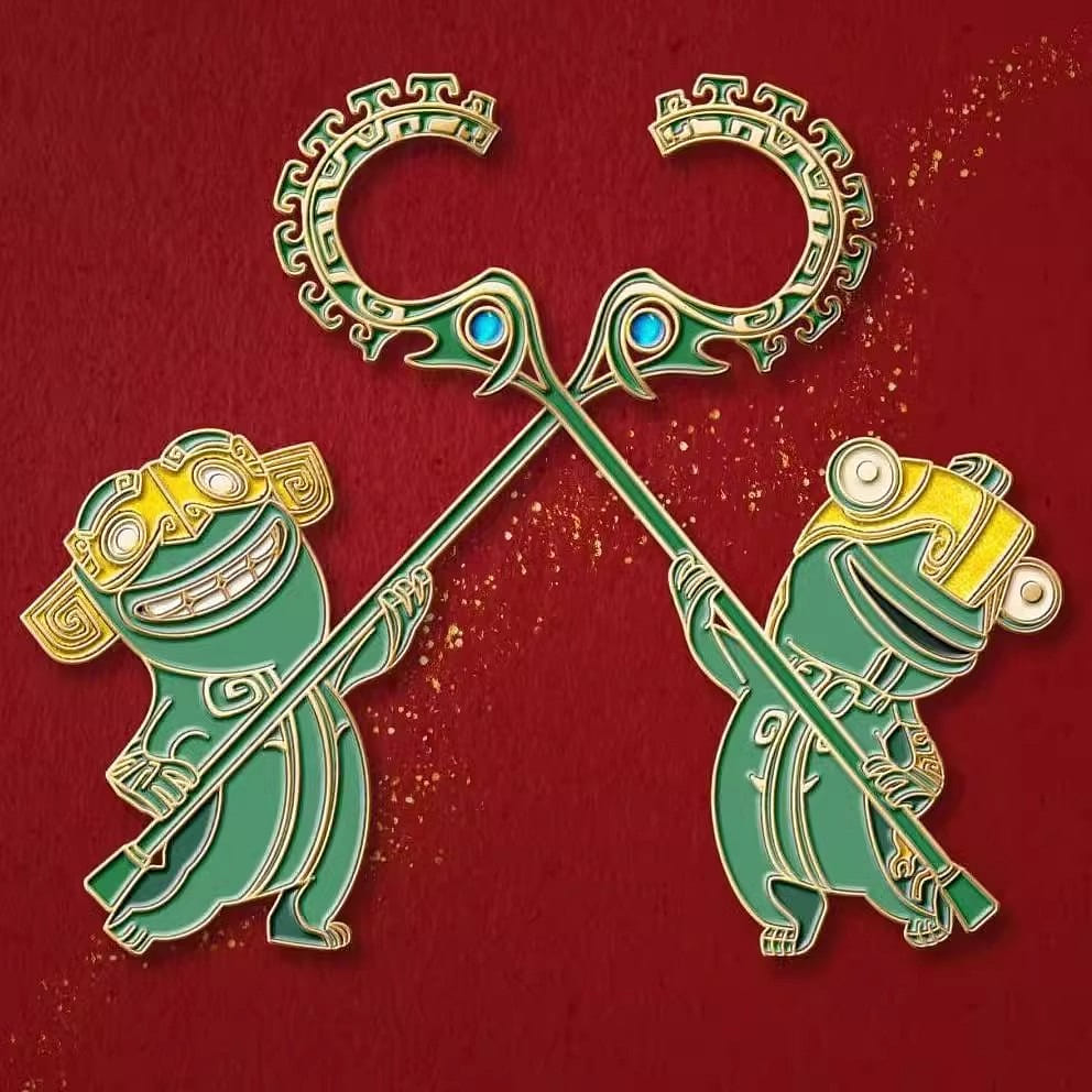 Pair of Barrier Beast Refrigerator Magnet 1 each