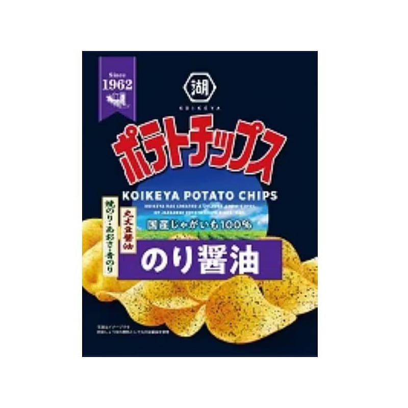 湖池屋 海苔酱油味薯片 50g 50 克