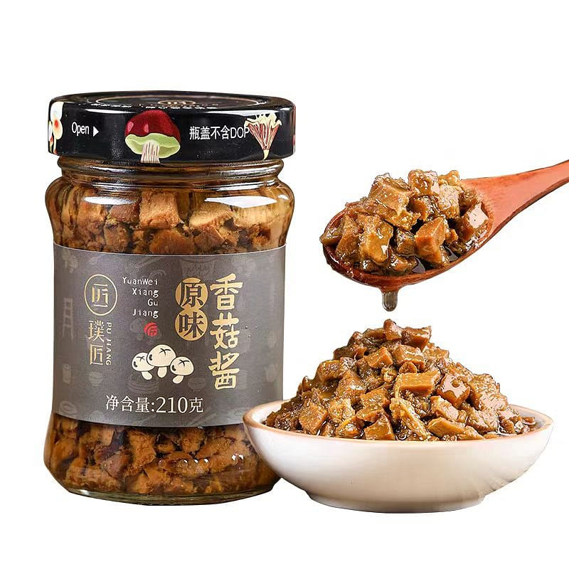 Pu Jiang Mushroom Sauce 210G 1 Bottle 210 g