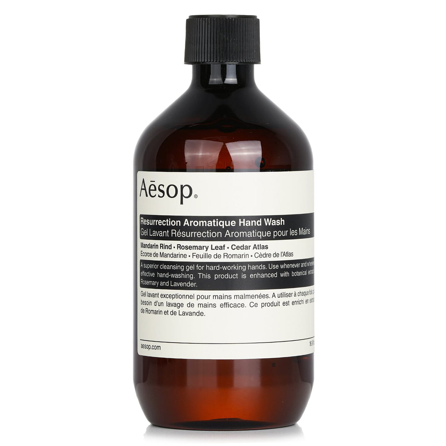 Aesop Resurrection Aromatique Hand Wash With Screw Cap 500ml/16.9oz 500 ml