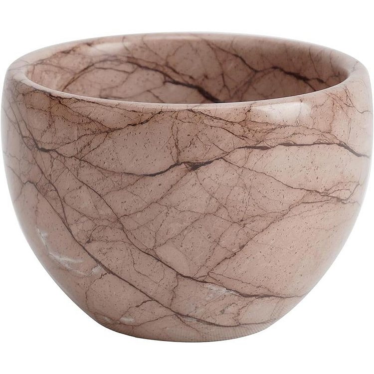Marble Shaving Bowl Marinara -Luxury Grooming Tool 1 each