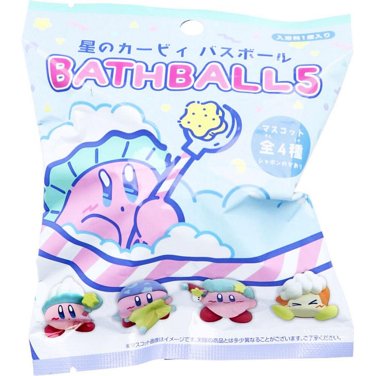 星のカービィ 入浴剤バスボール 石鹸の香り 全4種ランダム封入 1 個