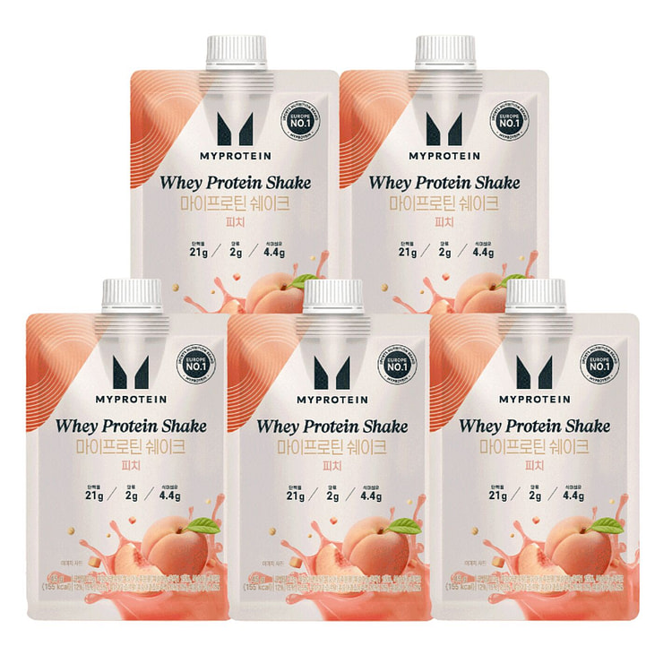 MyProtein High Protein Shake Peach Flavor 45g * 5 45 g