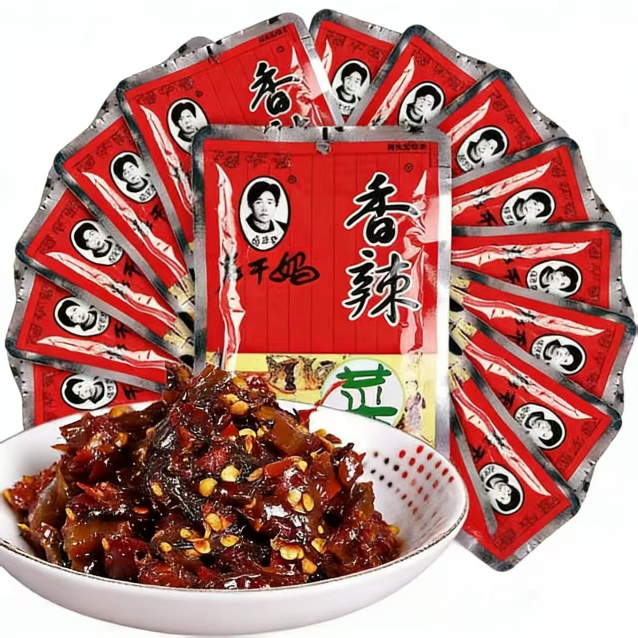 Lao Gan Ma spicy vegetable bagged appetizer delici 72 g