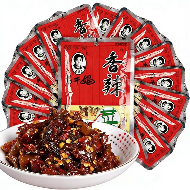 老干妈香辣菜袋装开胃美味下饭菜酱榨菜速食菜 72 克
