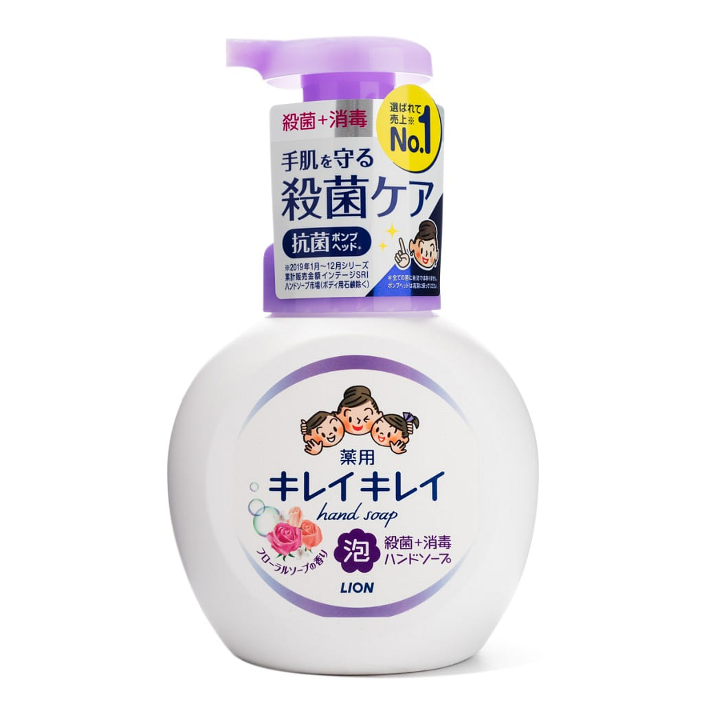 狮王 KireiKirei 药用泡沫洗手液 花香型 带压泵 250 毫升