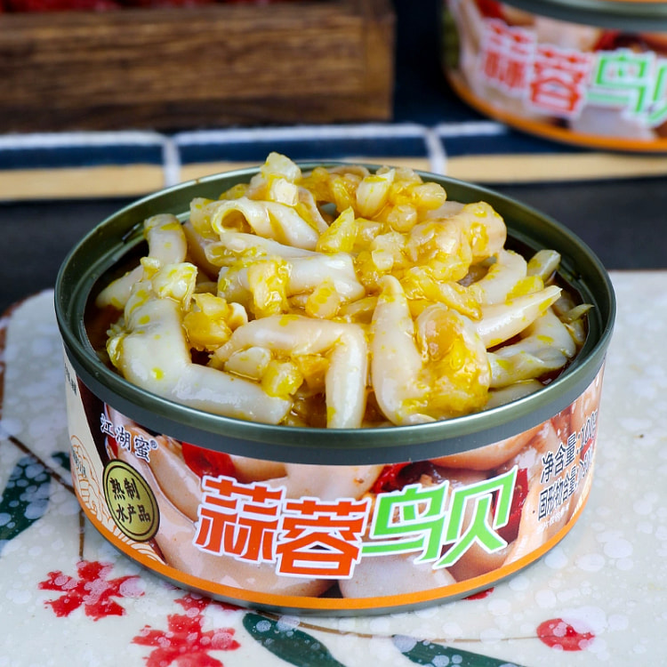 蒜蓉鸟贝罐头100g*2