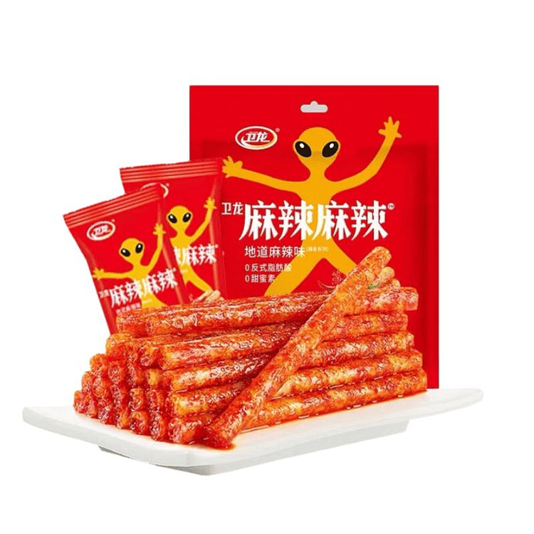 卫龙 辣条 麻辣麻辣大面筋辣棒 很麻很辣  1袋