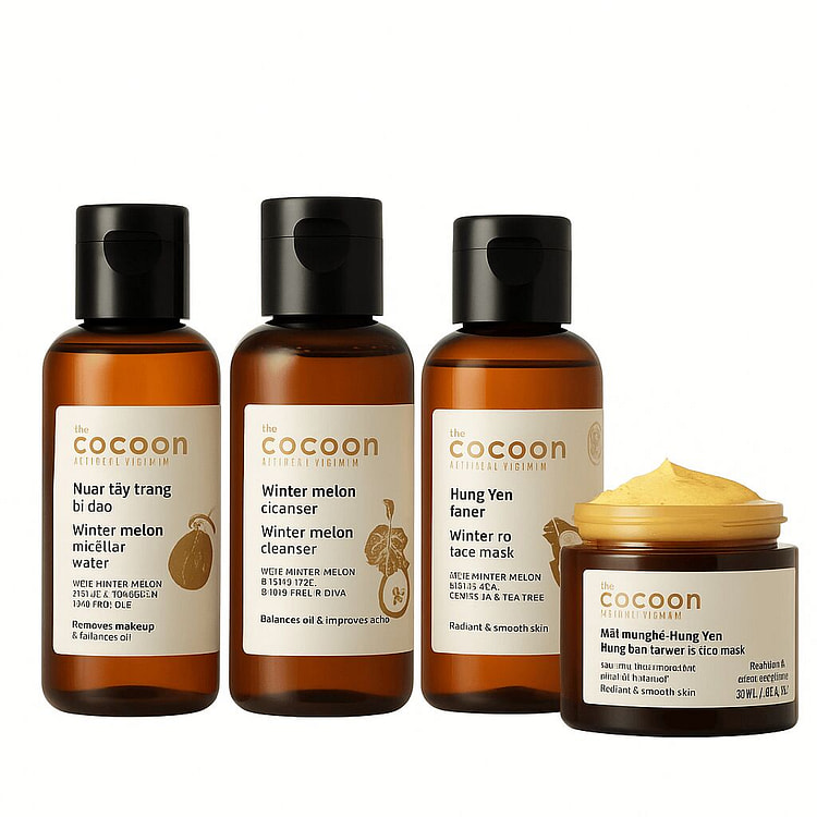 Cocoon Clear Skin Set Wintermelon + Turmeric 4 pack