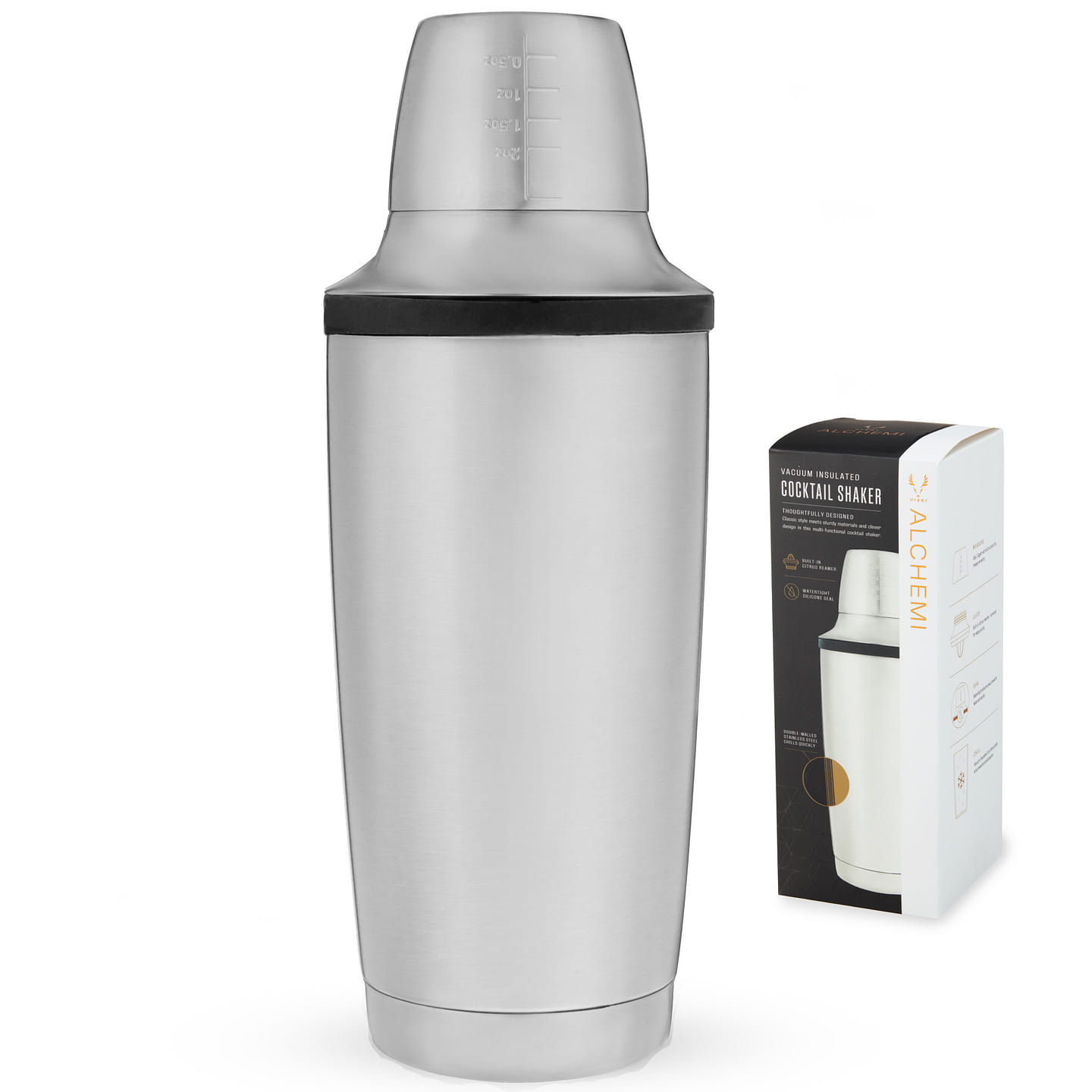 Alchemi Vacuum Insulated Cocktail Shaker by Viski 1 each