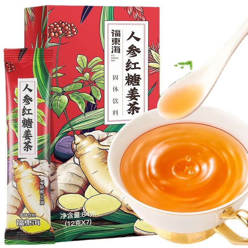 【 Fudonghai product 】 Ginseng brown sugar ginger 84g/ box 84 g