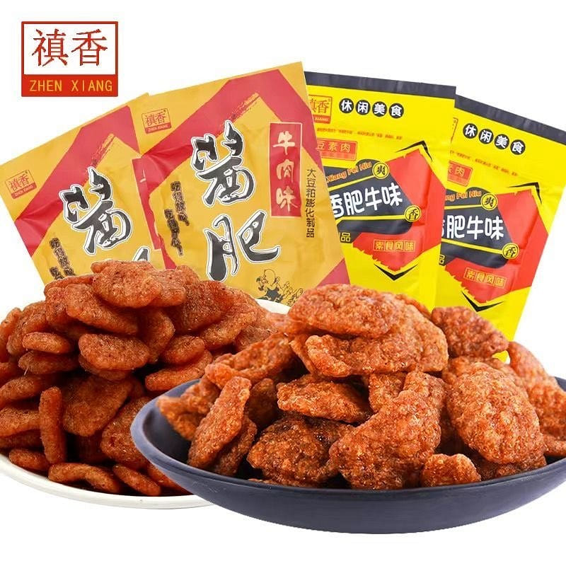 6 packs of mixed flavor beef and spicy strips 108 g