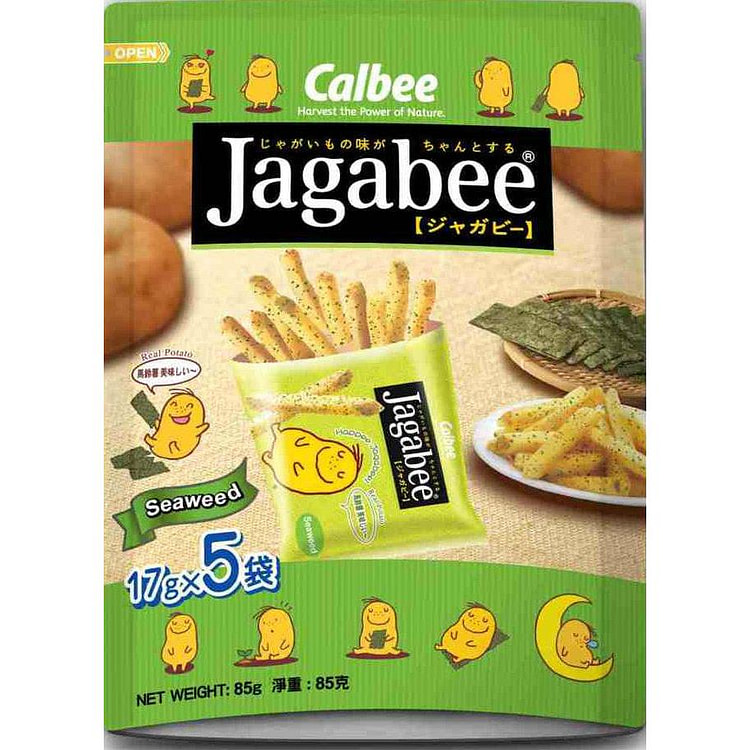 CALBEE - JAGABEE Potato Sticks Seaweed Flavor 85G 1 each