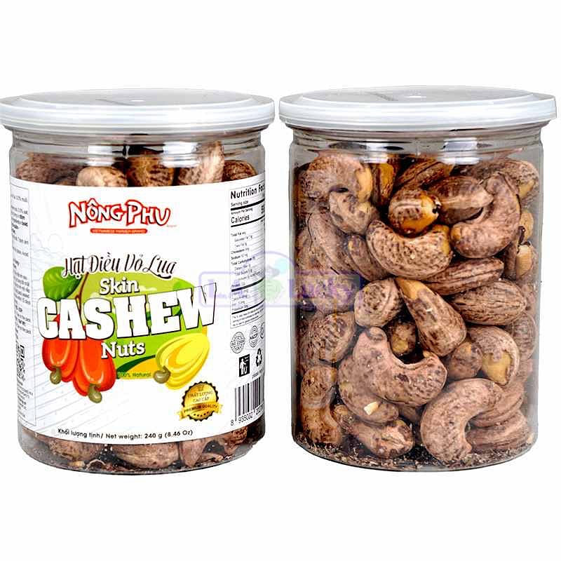 DRY ROAST SALT CASHEW WITH SHELL 240 g