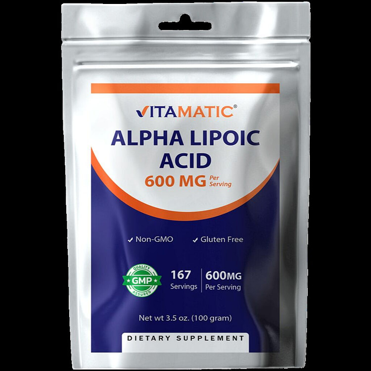 Pure Alpha Lipoic Acid (ALA) 600mg
