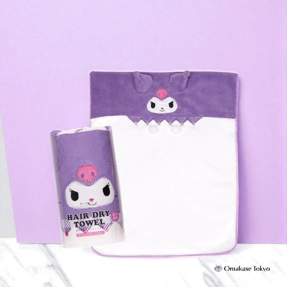 Skater Sanrio Hair Towel Kuromi 150 g