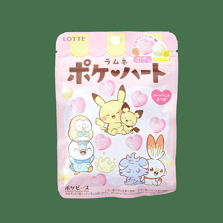 LOTTE Pokemon Ramune Candy Hearts
