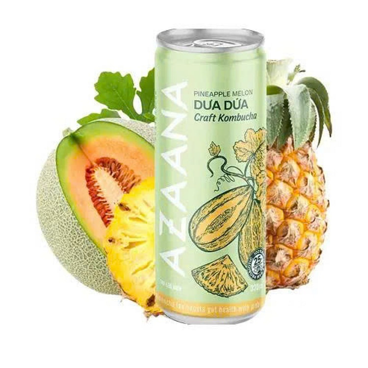 [Azaana] Kombucha Pineapple Melon 330ml