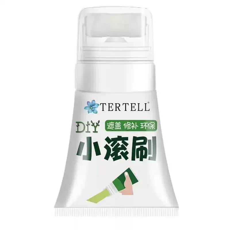 White Wall Repair Small Roller Brush Wall Repair 1 count