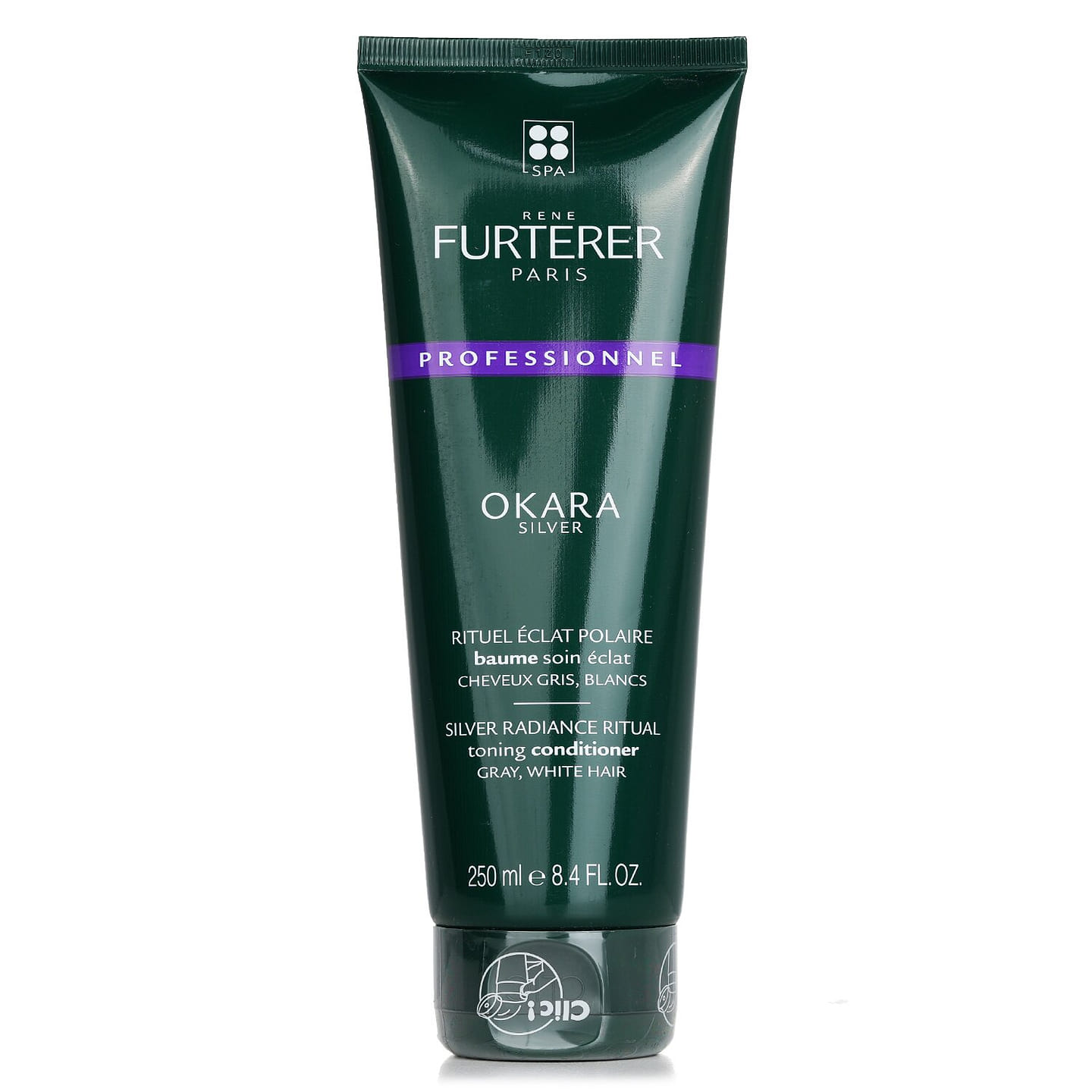 Rene Furterer Okara Silver Silver Radiance Ritual Toning Conditioner – Gray, White Hair (Salon Product) 250ml/8.4oz 250 ml