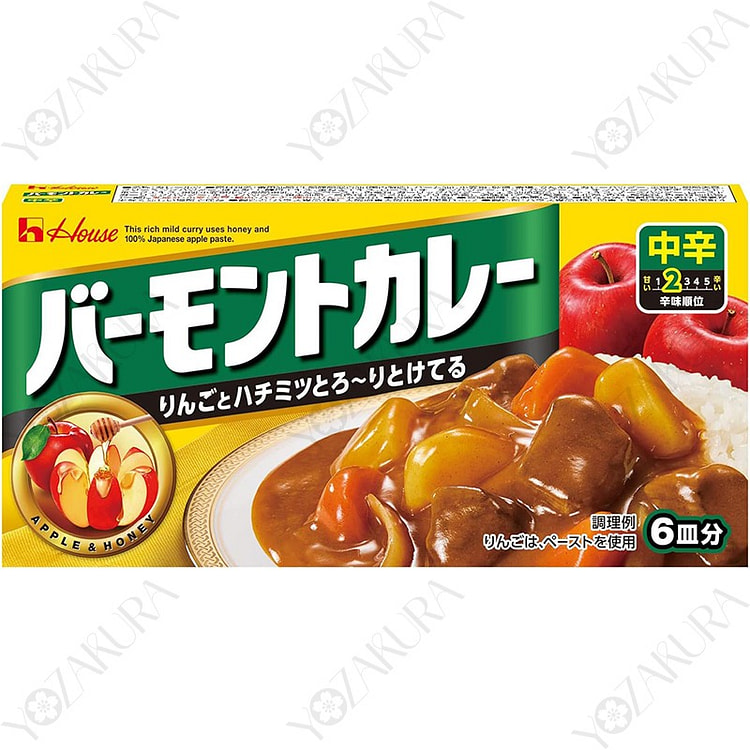 ハウス　バーモントカレー　＜中辛＞　230g