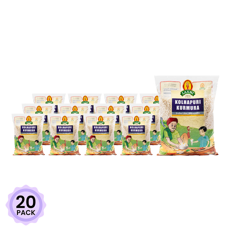 Laxmi Puffed Rice 14 oz*20 pack