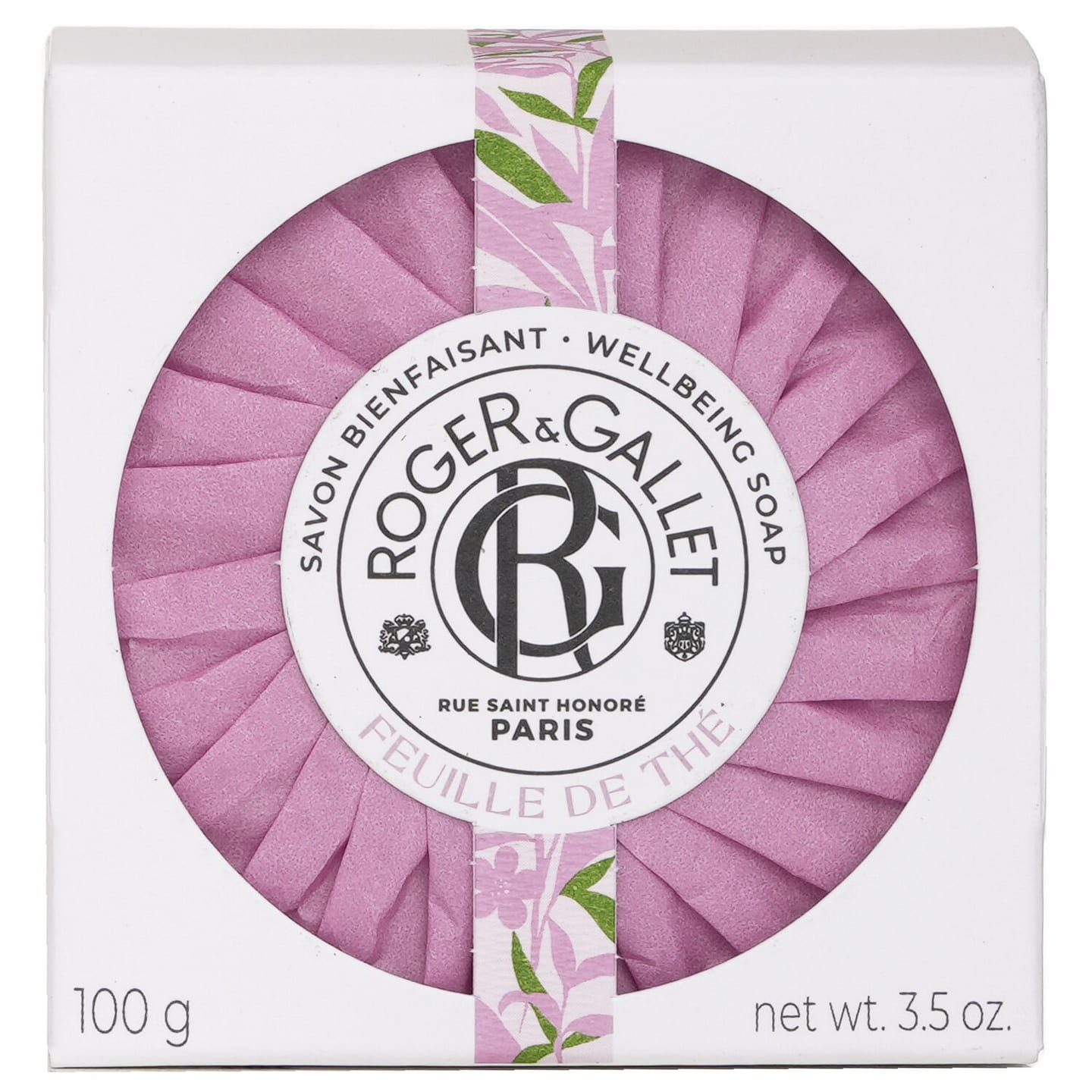 Roger & Gallet Feuille De The Wellbeing Soap 100 g