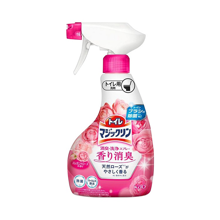 KAO Toilet Cleaning Deodorizing Spray Rose Scent