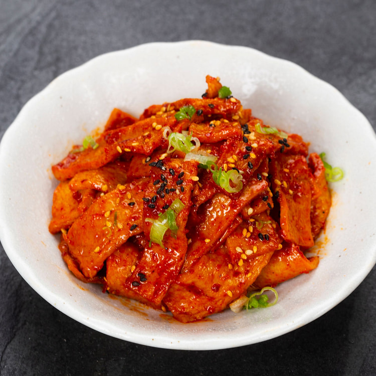 Spicy Stir-fried Fish Cakes - Eomuk Bokkeum