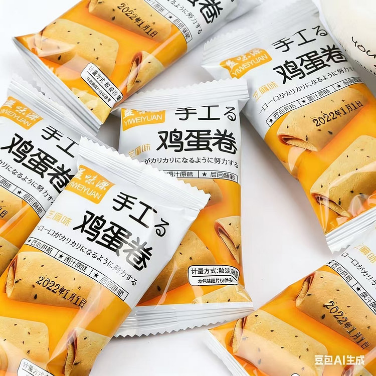 益味源 手工凤凰鸡蛋芝麻蛋卷12g*10包 120 克
