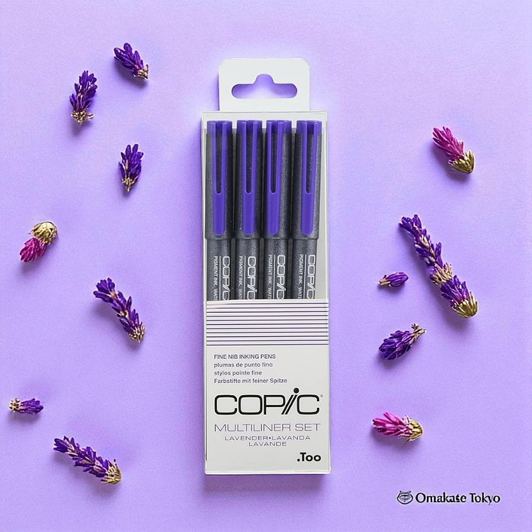 CopicMultiliner细颜料墨水笔薰衣草色 80 克