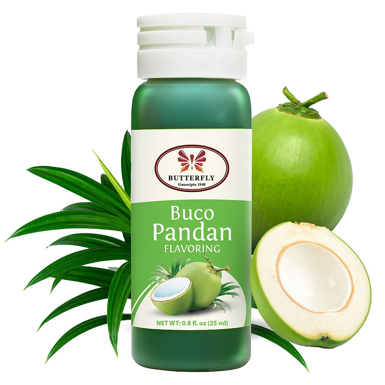 Butterfly Buco Pandan Flavoring 0.8 oz - Pack of 1 0.8 fl.oz (min 3)