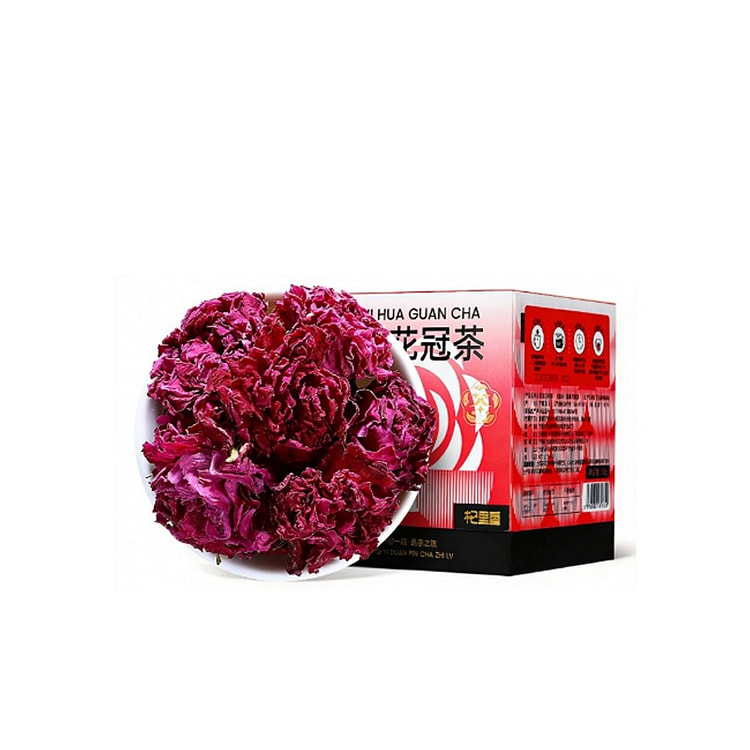 杞里香平阴玫瑰花冠茶盒装大朵花茶30g*1