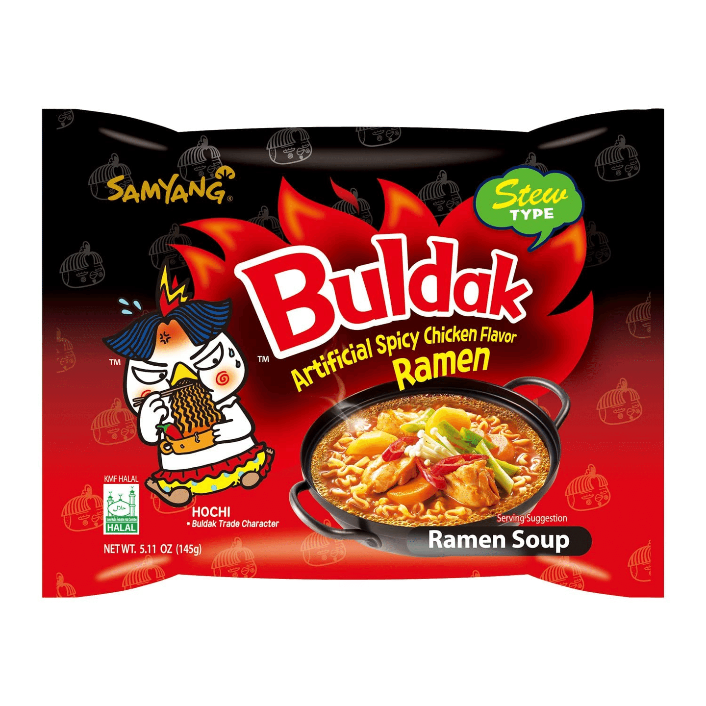 Samyang Buldak Stew Korean Spicy Hot Chicken Stir-Fried Noodles 1 count 1 each