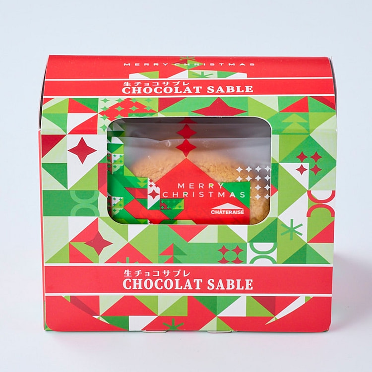 Chateraise 圣诞巧克力酥饼 6块 1 份