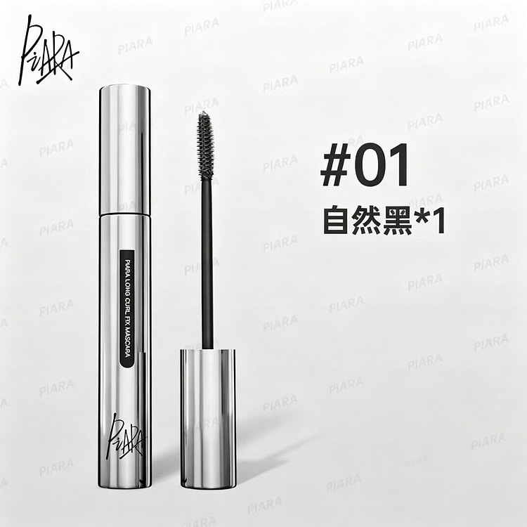 Piara佩冉睫毛膏持久纤长卷翘01自然黑 6g 1 盒