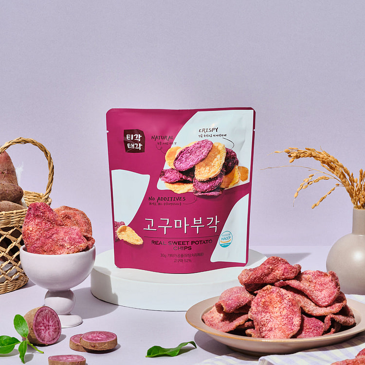 Tigaktaegak Real Chips 系列 30g 红薯