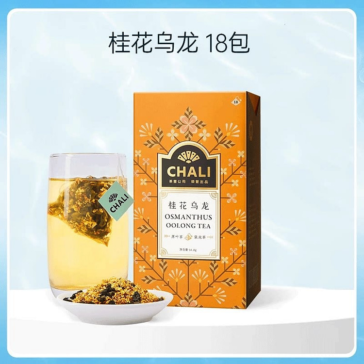 CHALI Osmanthus Oolong Tea, Floral Tea 54 g