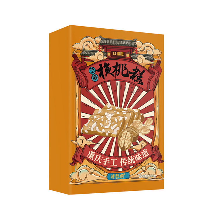陈建平核桃糕黑芝麻味200g*1盒