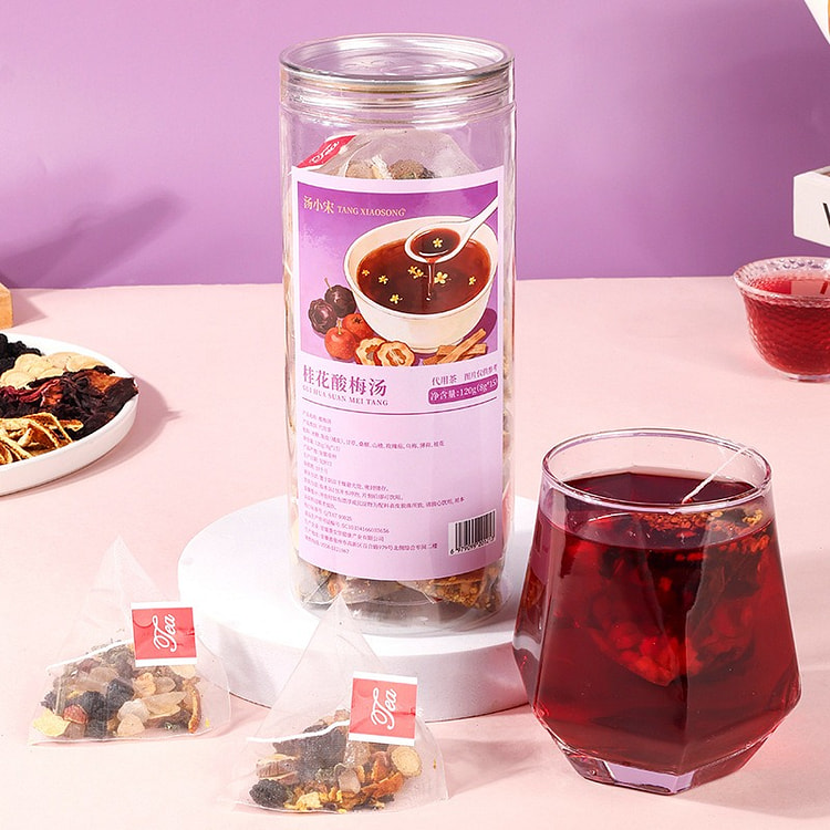 桂花酸梅汤茶包 夏季解腻解暑茶 乌梅山楂饮品 1 罐